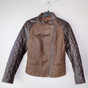 Danier genuine leather jacket, size Small